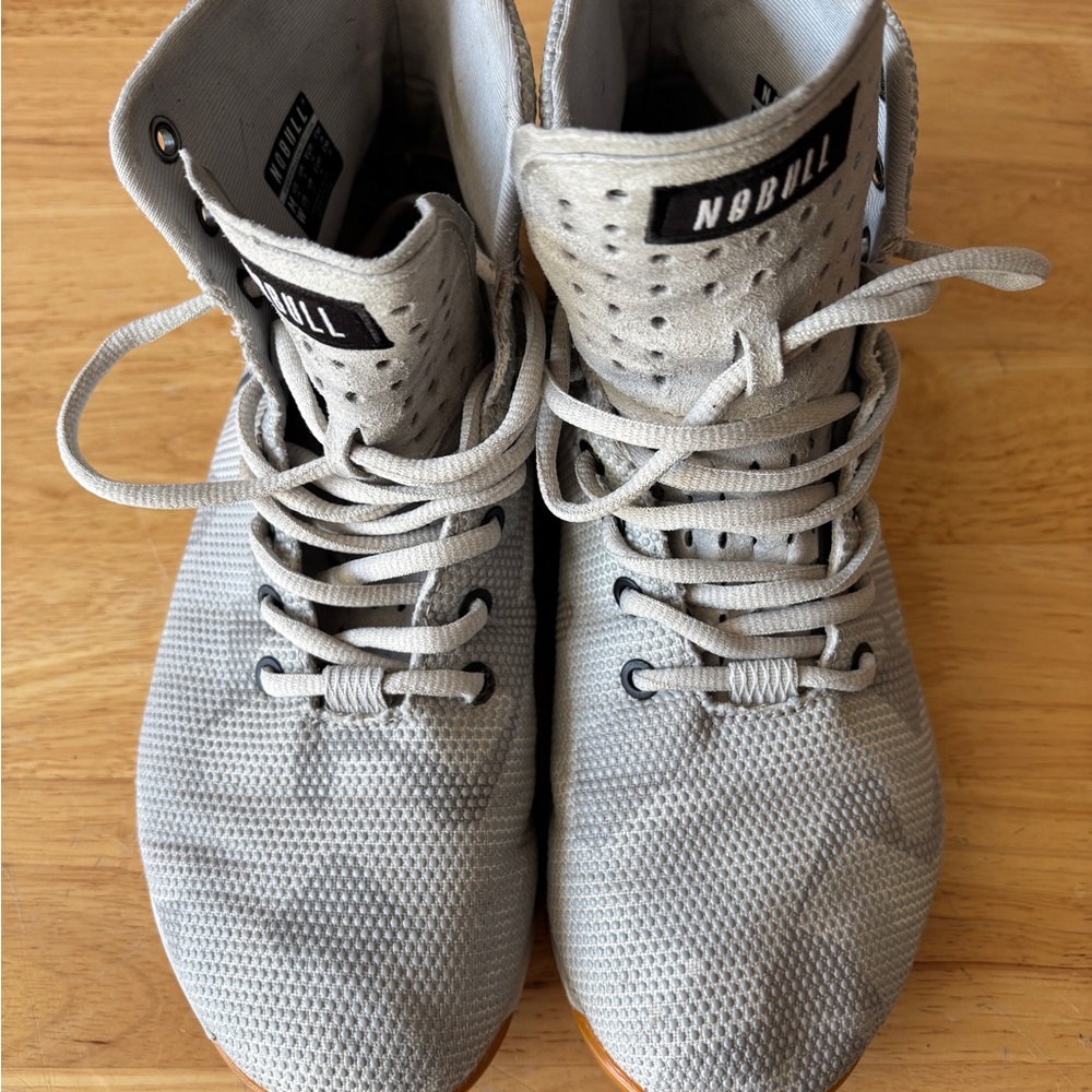 NOBULL Gray High-Top Athletic Shoes